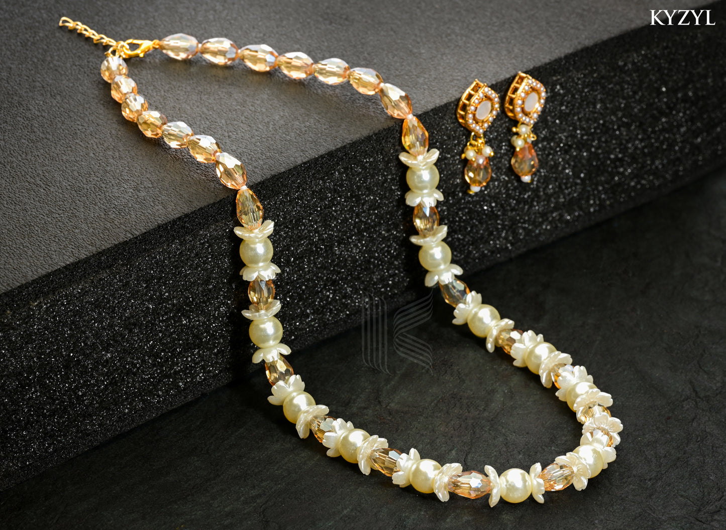 The Golden Dusk Mala - A Timeless Celebration of Golden Hour Glow