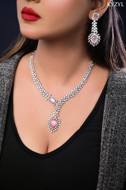 The Empress Garland Necklace - Handcrafted Mint Green Floral Masterpiece