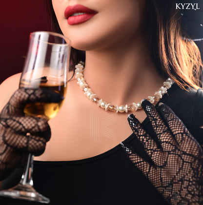 The Golden Dusk Mala - A Timeless Celebration of Golden Hour Glow