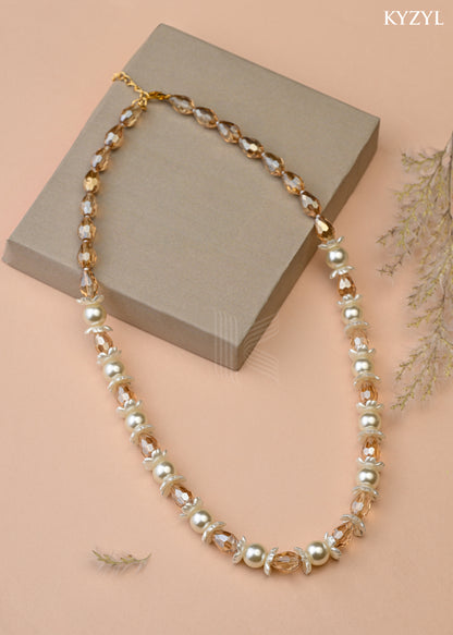 The Golden Dusk Mala - A Timeless Celebration of Golden Hour Glow