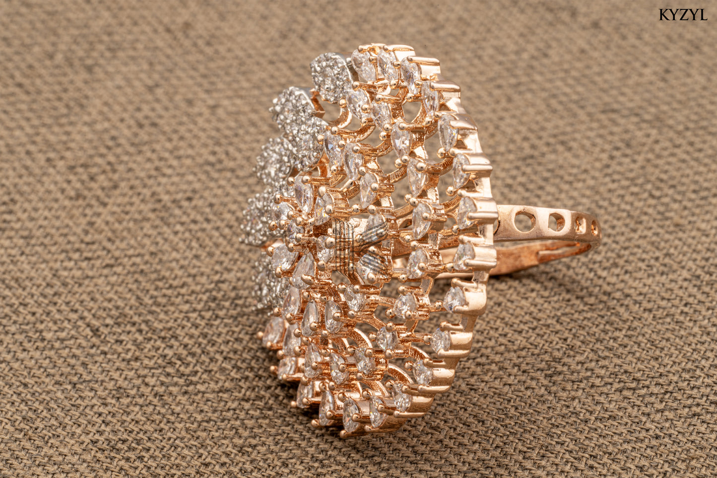 The Royal Solstice – A Symphony of Rose Gold & Radiant Crystals