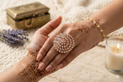 The Royal Solstice – A Symphony of Rose Gold & Radiant Crystals